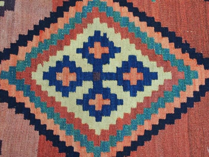 antique oriental nomadic ardabil kilim 1930s 7