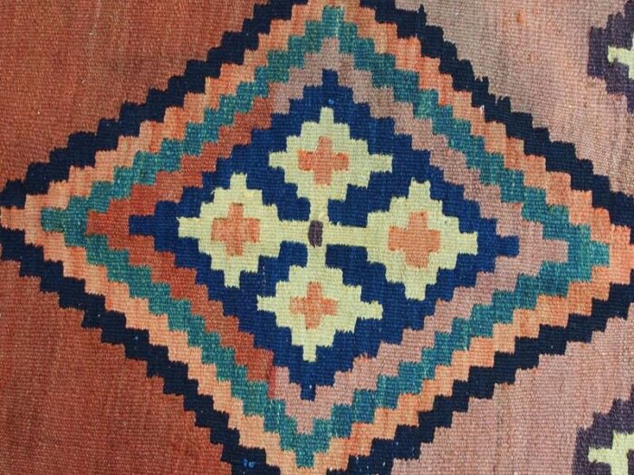 antique oriental nomadic ardabil kilim 1930s 9