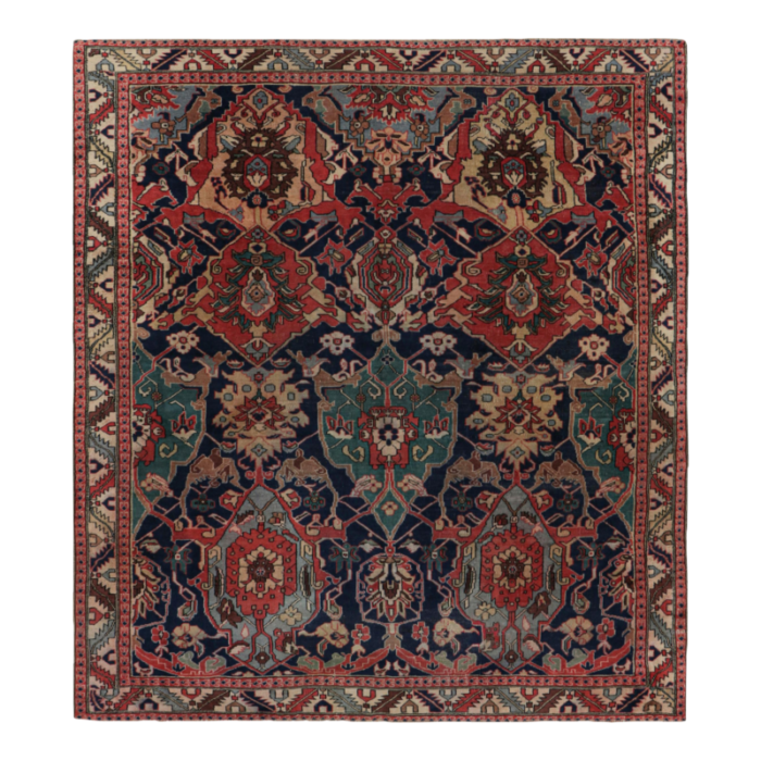 antique persian rug with medallion and geometric floral patterns from rug and kilim 2625