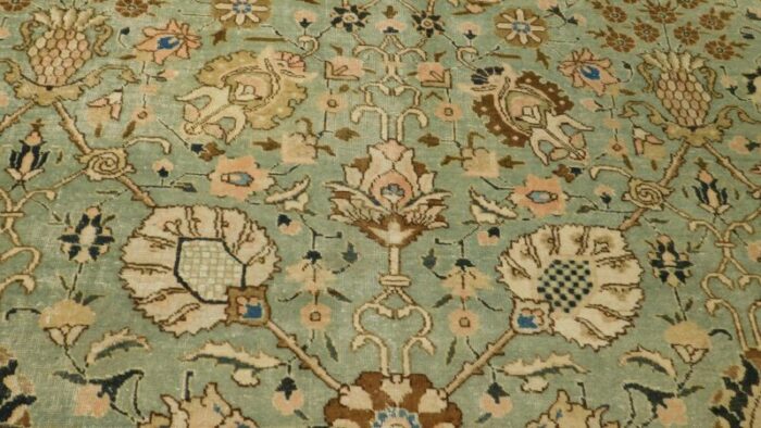 antique persian tabriz rug 106x 136 9257