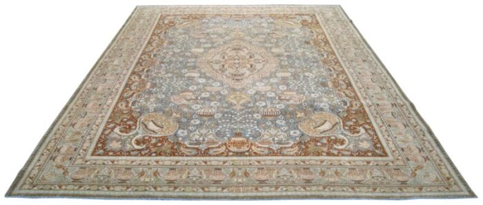 antique turkish malayer hand knotted wool rug97x127 5162