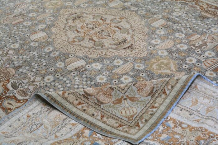 antique turkish malayer hand knotted wool rug97x127 9228