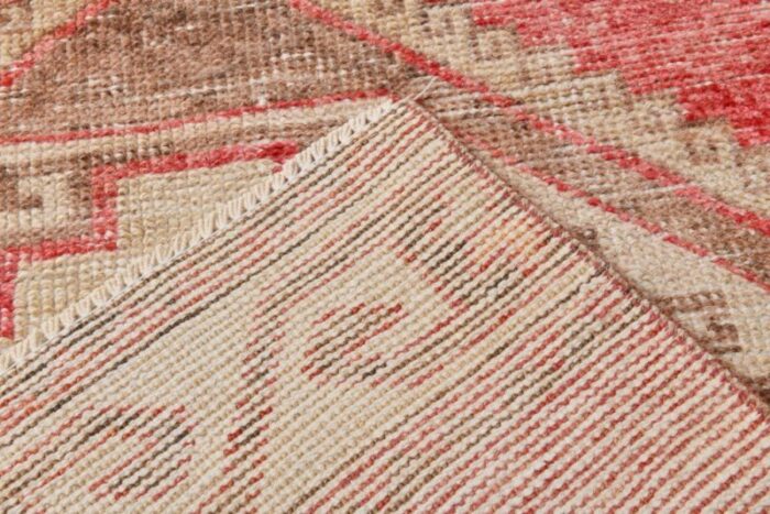 antique turkish red runner rug 1963 16