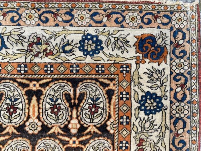 antique yazd rug 1890s 3