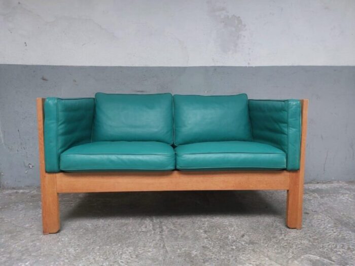 apple blue sea green sofa with wooden frame 4948