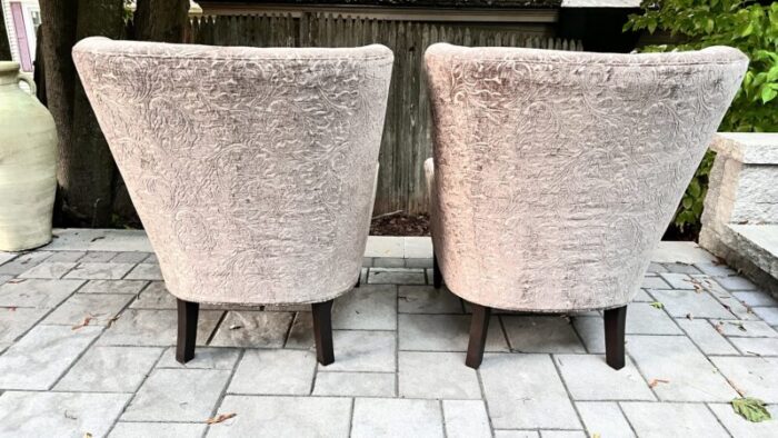 arhaus wing chairs a pair 8676