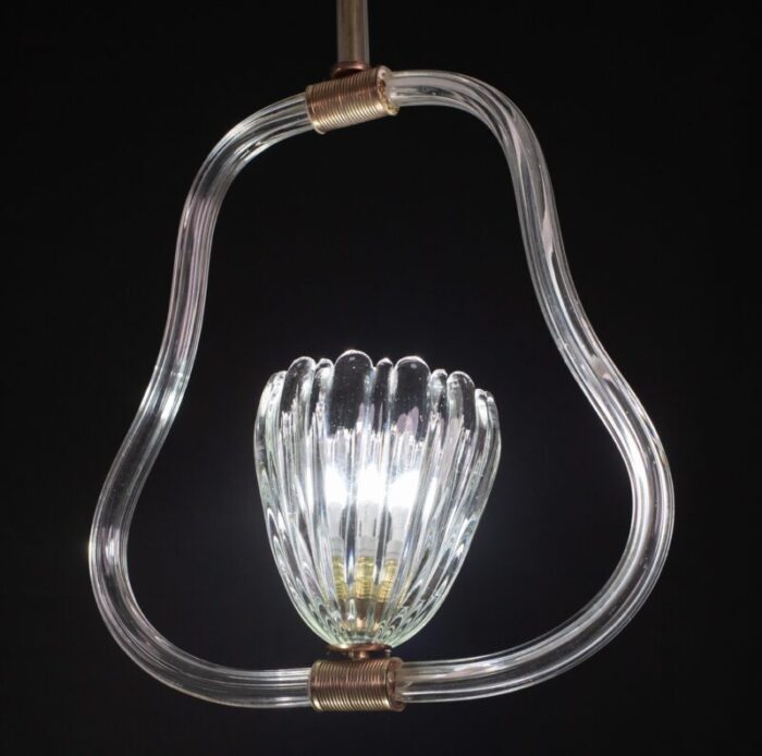 art deco barovier and toso chandelier 1940s 1198