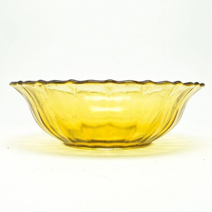 art deco bowl from krosno poland 1950s 2 1