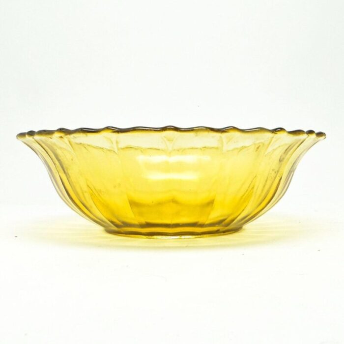 art deco bowl from krosno poland 1950s 4 1