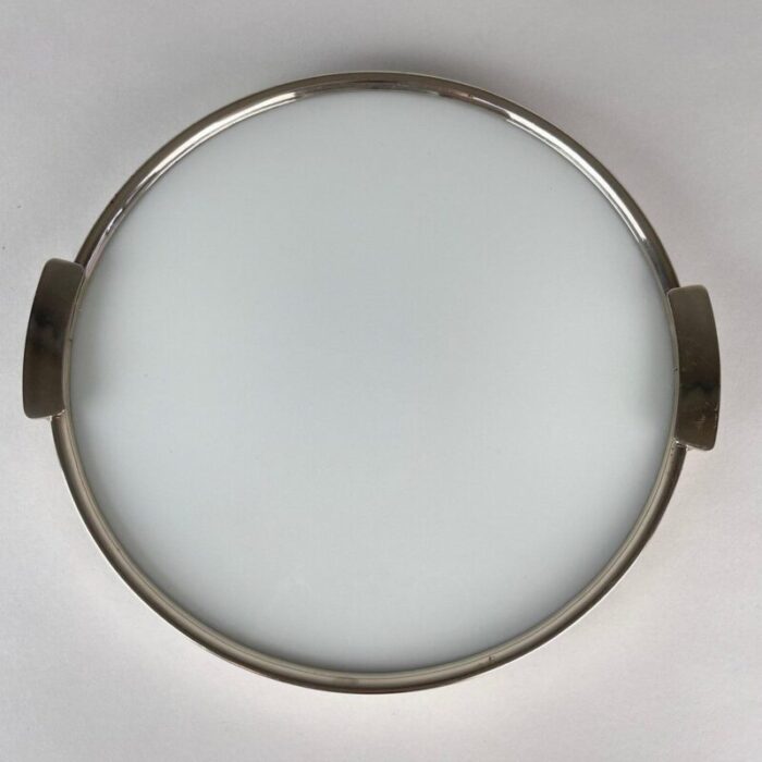 art deco chrome round tray 1930s 2