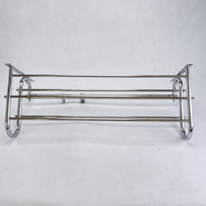 art deco chrome wall rack 1930s 6