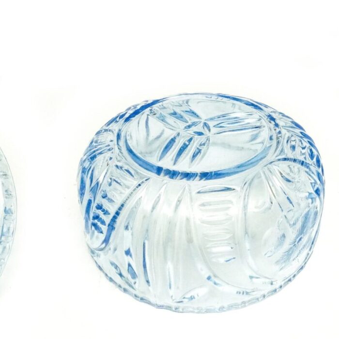 art deco confectionary bowl from zabkowice glassworks poland 1950s 2