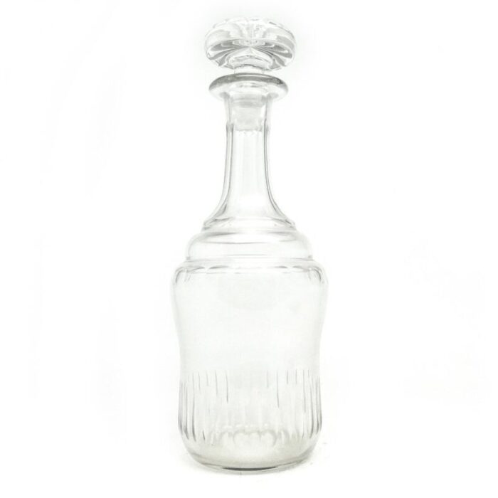 art deco crystal carafe czechoslovakia 1930s 4 1