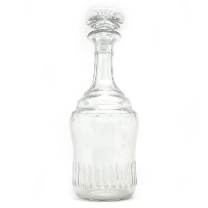 art deco crystal carafe czechoslovakia 1930s 9 1