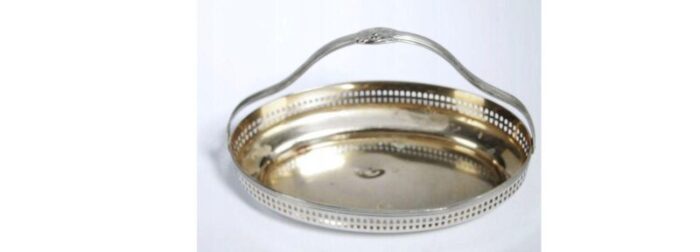 art deco platter in chrome plating from wmf germany 1930s 2