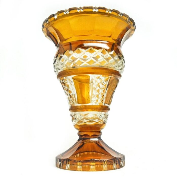 art deco vase czechoslovakia 1930s 1