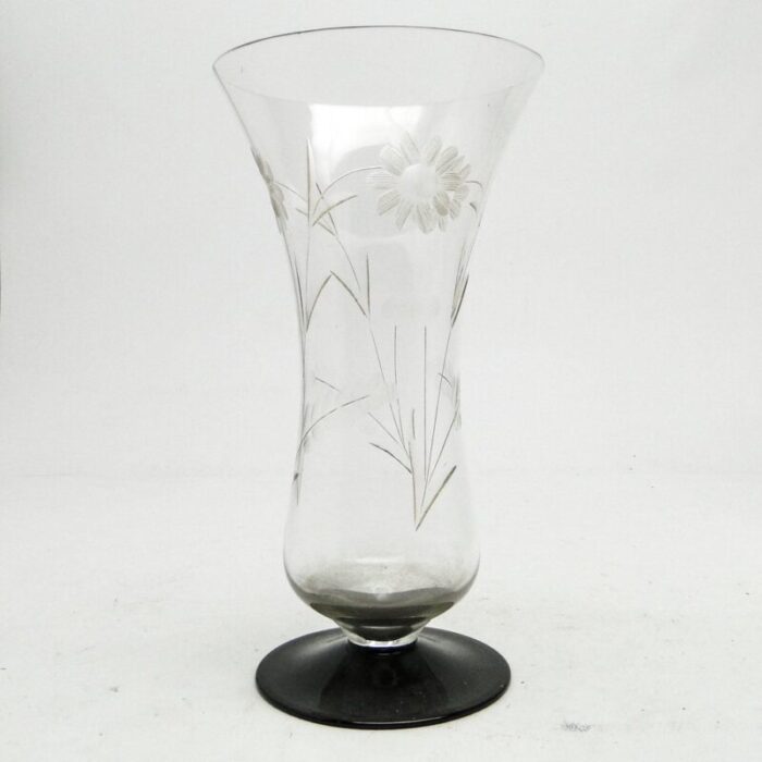 art deco vase from hortensja glassworks poland 1950s 3