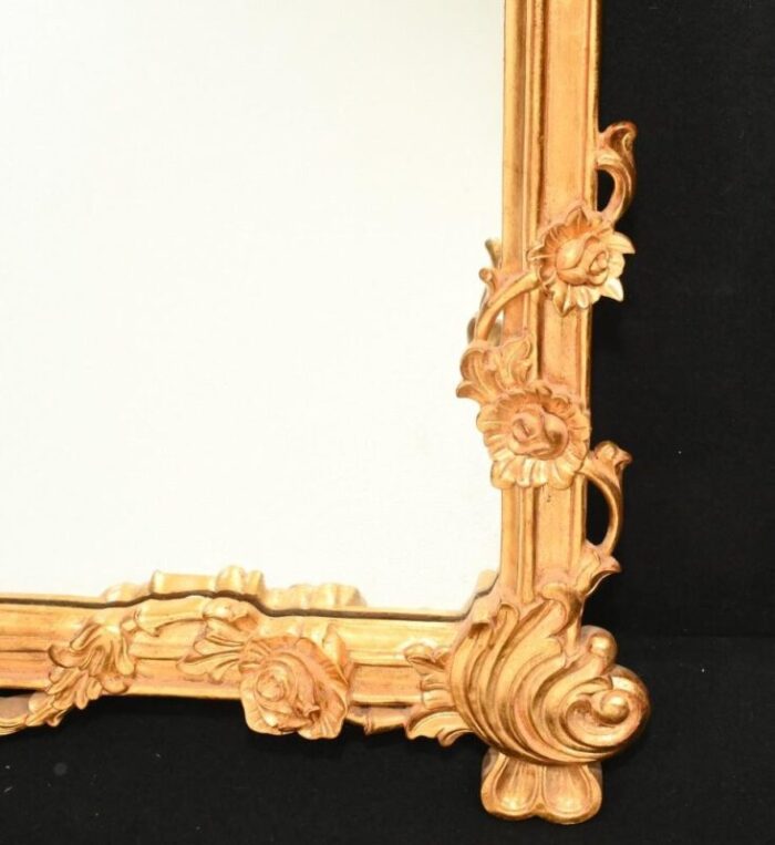 art nouveau french glass gilt pier mirror 2