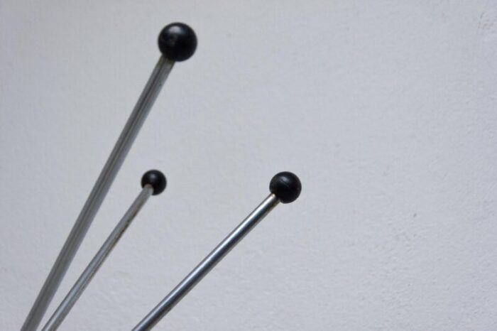 bauhaus czechoslovakian coat rack in chrome plating 1930s 10