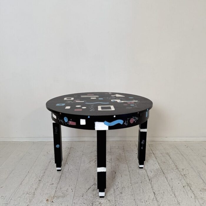 bauhaus round extendable dining table 1920 7430