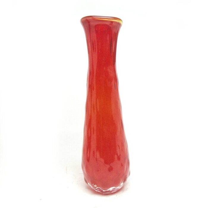 bean vase by jan sylwester drost for zabkowice steelworks 1970s 1 1