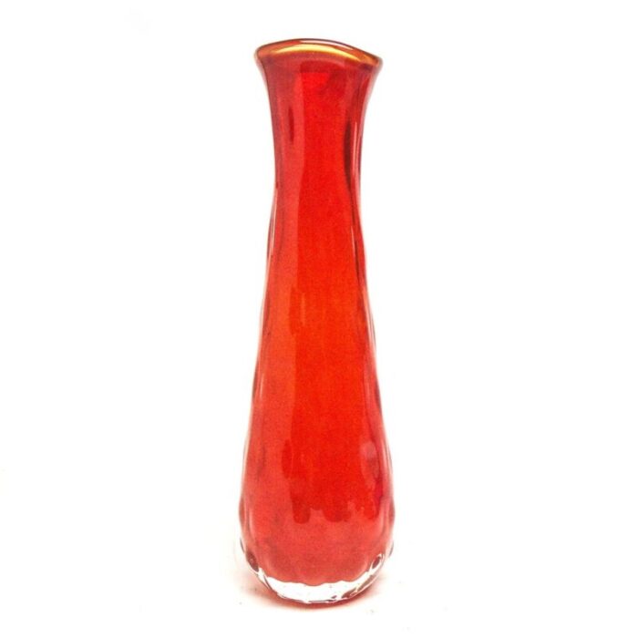 bean vase by jan sylwester drost for zabkowice steelworks 1970s 1