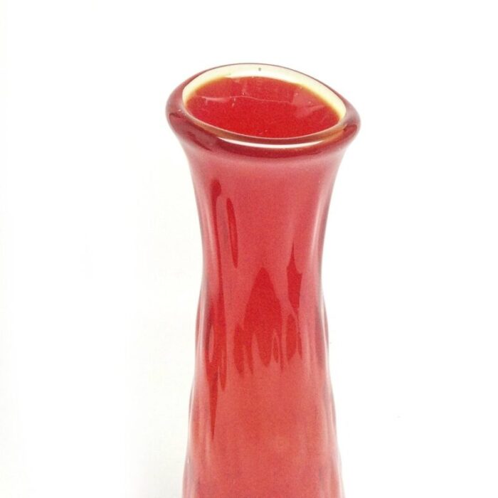 bean vase by jan sylwester drost for zabkowice steelworks 1970s 6