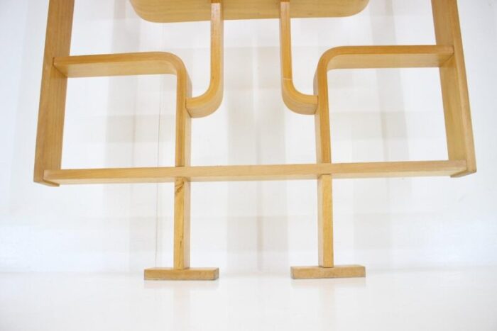 beech room divider attributed to ludvik volak for drevopodnik holesov 1970s 9