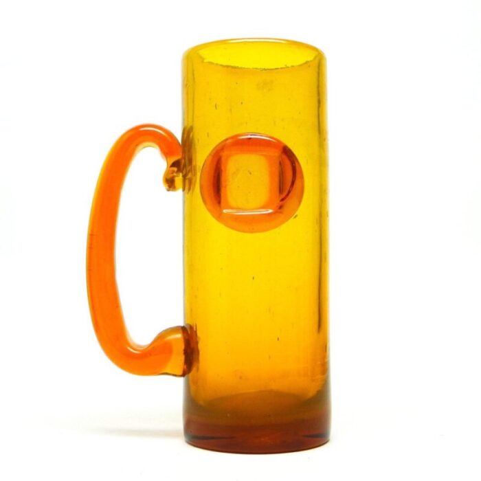 beer cup by j sluczan orkusz for cracow institute for glassworks poland 1970s 10