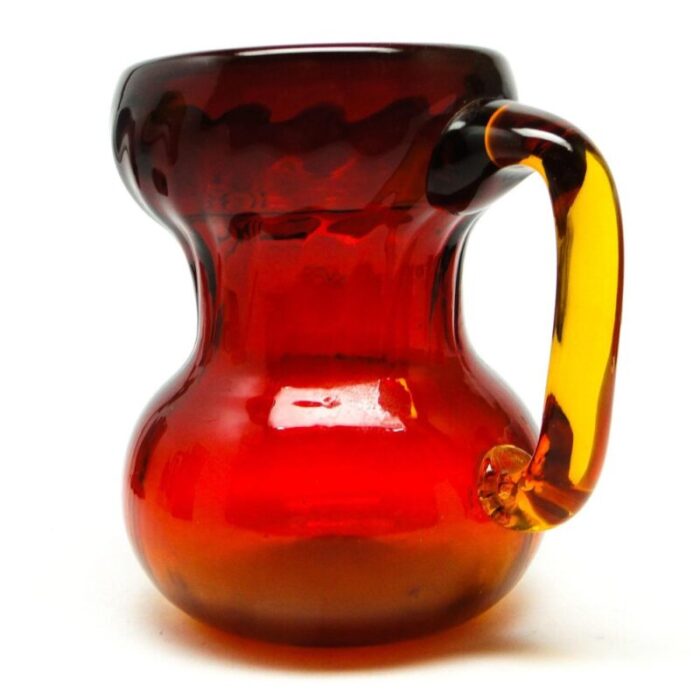 beer cup by j sluczan orkusz for cracow institute for glassworks poland 1970s 1950s 3