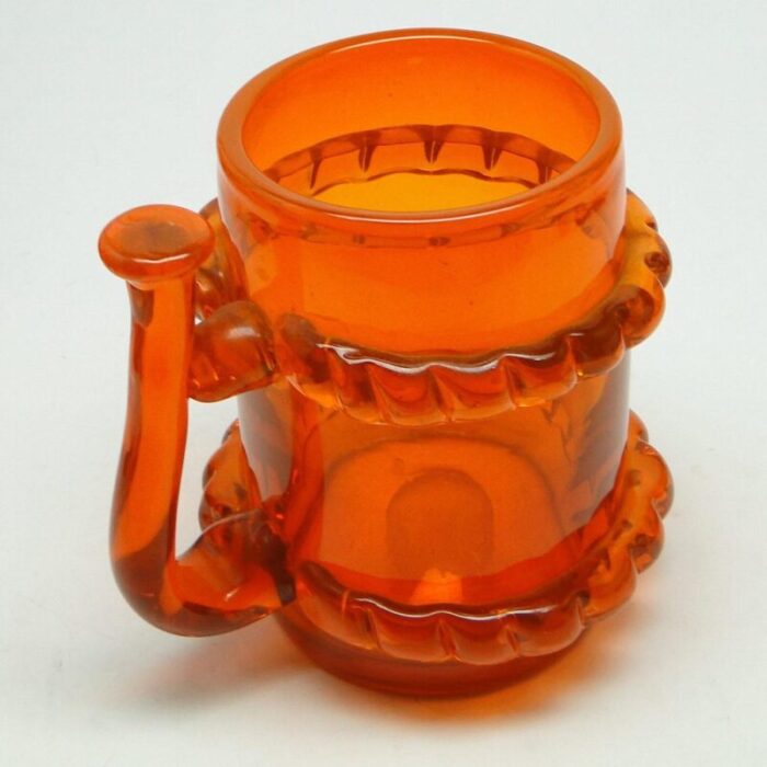 beer cup by j sluczan orkusz for cracow institute for glassworks poland 1970s 2 1