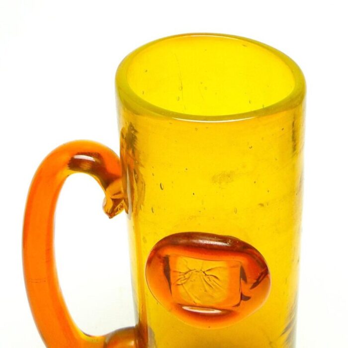 beer cup by j sluczan orkusz for cracow institute for glassworks poland 1970s 2