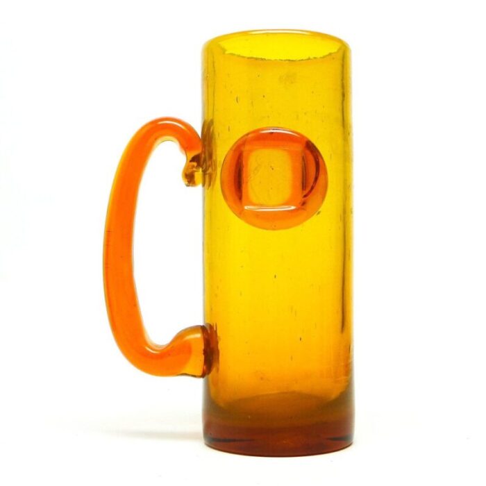 beer cup by j sluczan orkusz for cracow institute for glassworks poland 1970s 3