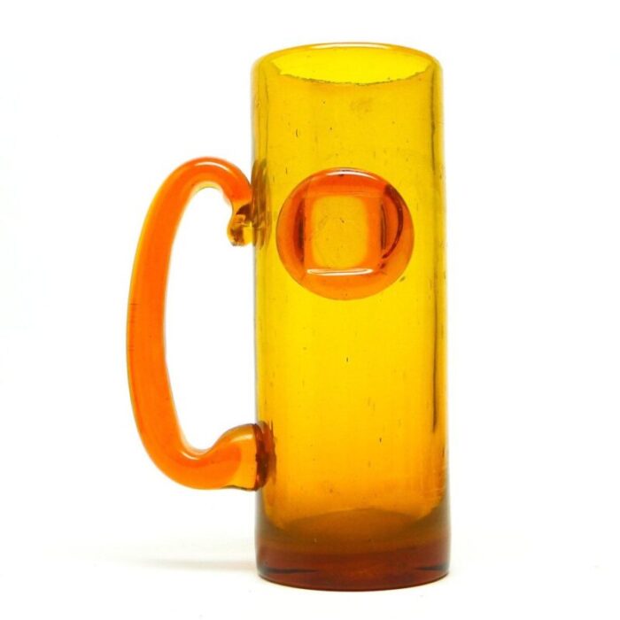 beer cup by j sluczan orkusz for cracow institute for glassworks poland 1970s 4