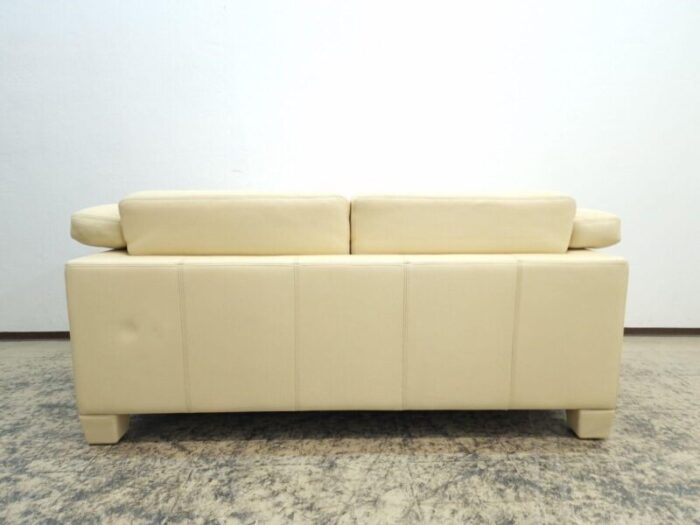 beige leather ds 17 2 seater sofa from de sede 6002