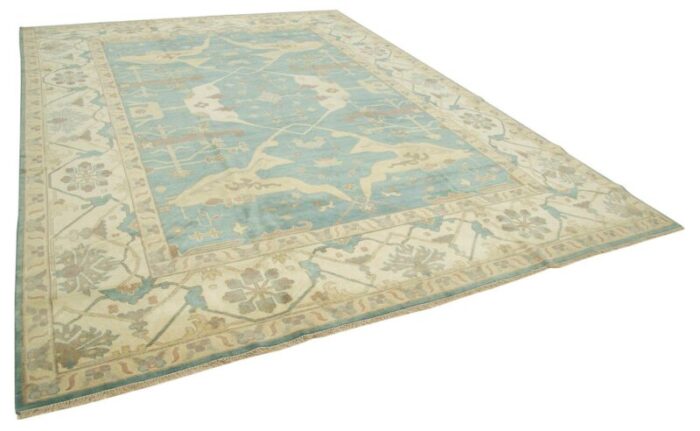 beige oushak rug 2000s 2