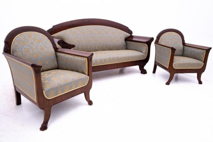 biedermeier living room set northern europe 1880s set of 3 1094