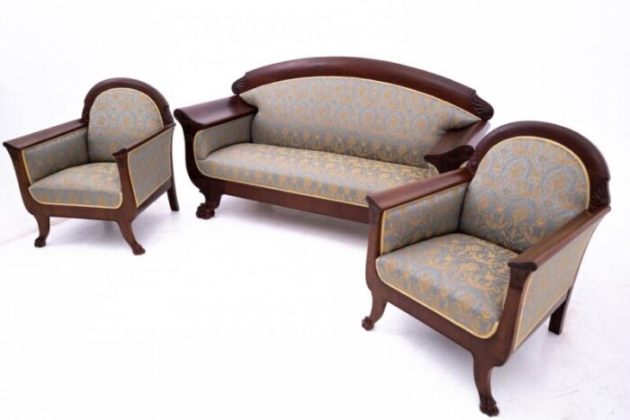 biedermeier living room set northern europe 1880s set of 3 9418