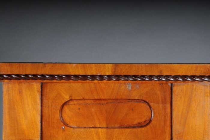 biedermeier wall mirror in oak mahogany 1840s 7