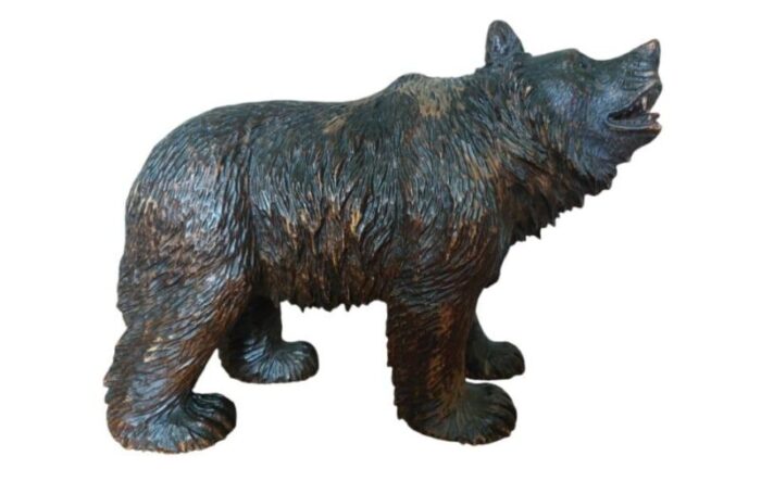 black forest bear 1920 wood 3143