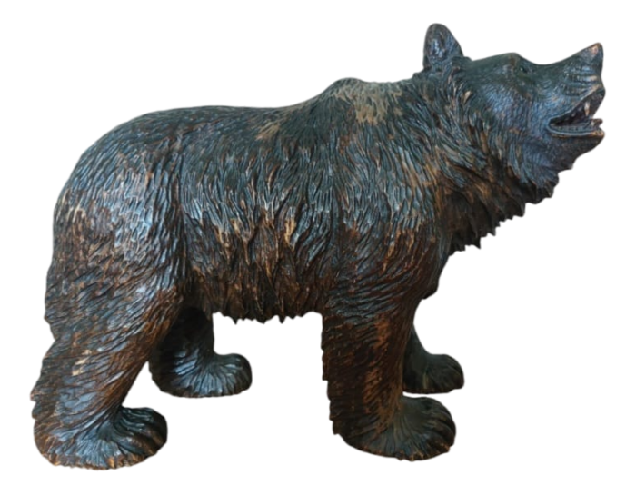 black forest bear 1920 wood 9484