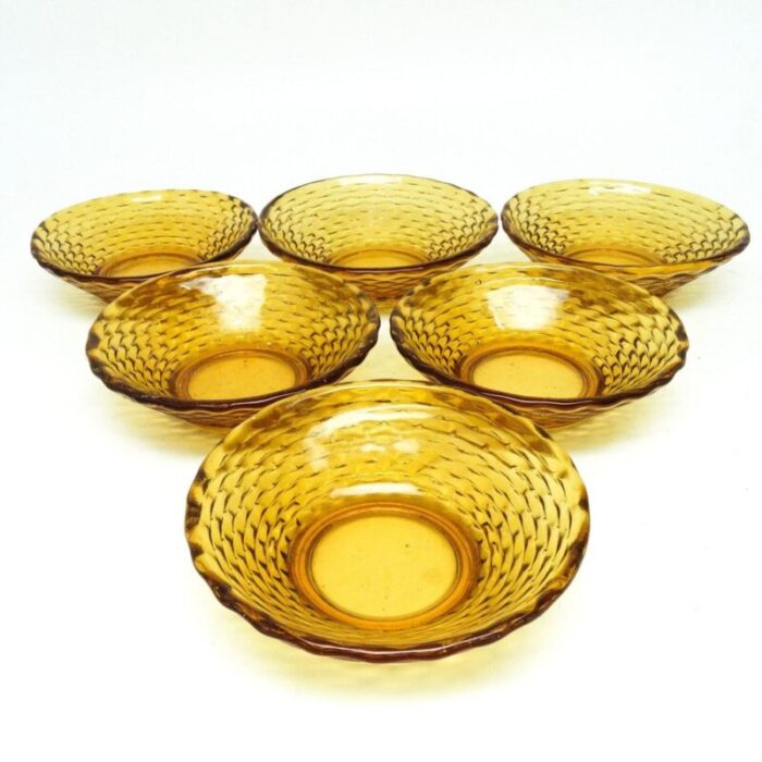 bowls from hsg pradniczanka poland 1970s set of 6 2