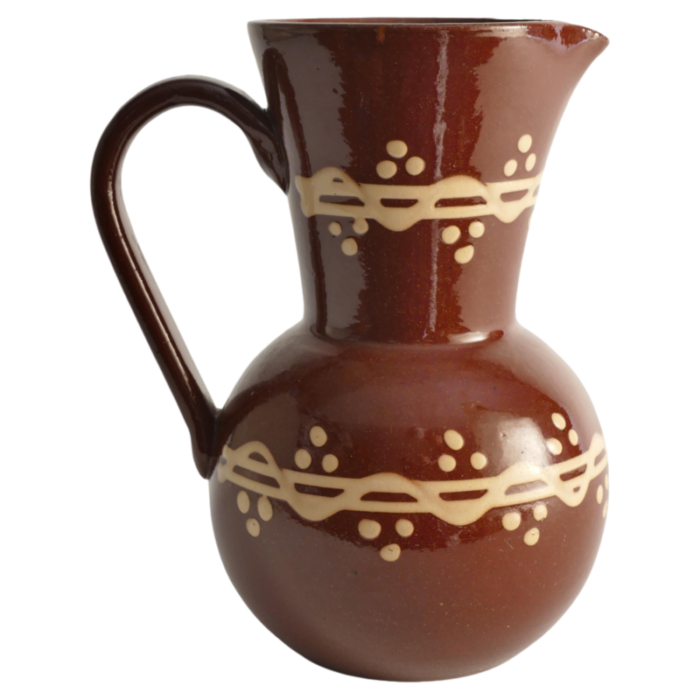 brown ceramic vase by andersson and johansson hoganas sweden 1920s 5278