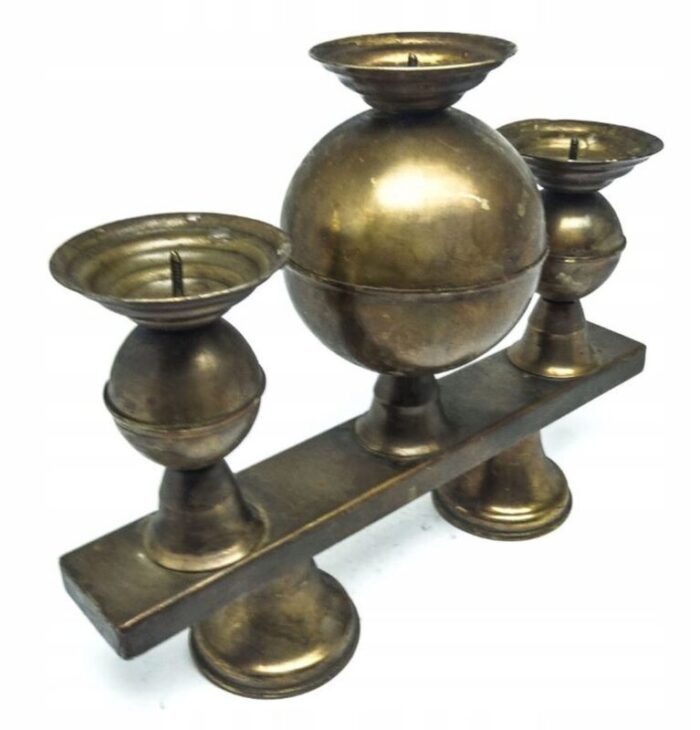 brutalist candleholder poland 1970s 4