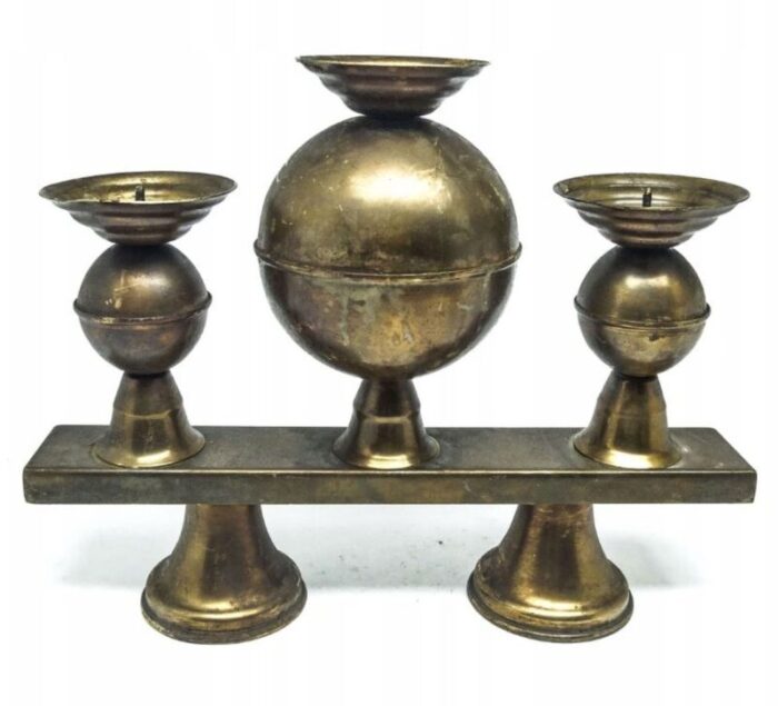 brutalist candleholder poland 1970s 5