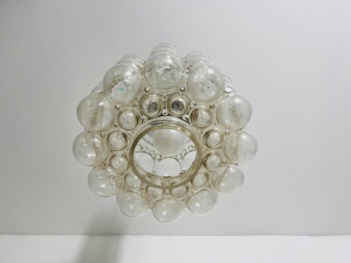 bubble glass pendant lamp by helena tynell for glashutte limburg 1960s 1858