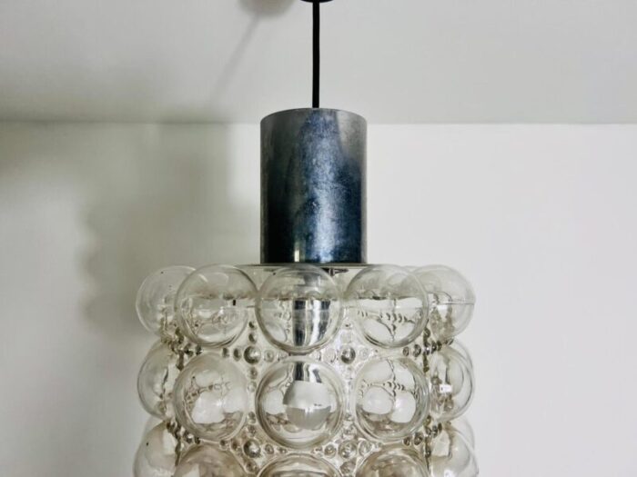 bubble glass pendant lamp by helena tynell for glashutte limburg 1960s 2154