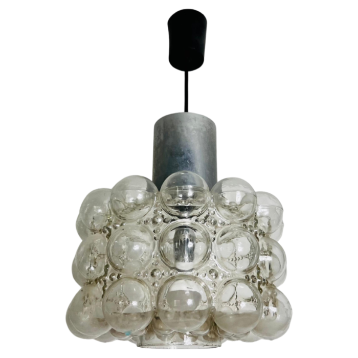 bubble glass pendant lamp by helena tynell for glashutte limburg 1960s 5281