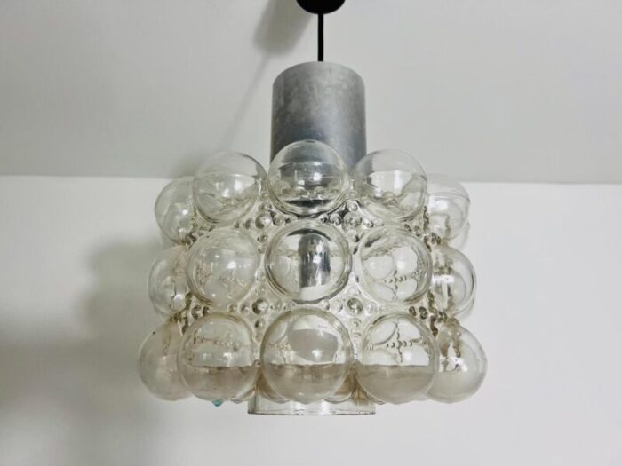 bubble glass pendant lamp by helena tynell for glashutte limburg 1960s 5528