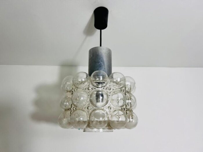 bubble glass pendant lamp by helena tynell for glashutte limburg 1960s 6273